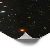 Hubble-Ultra-Deep-Field-Foto Poster (Ecke)