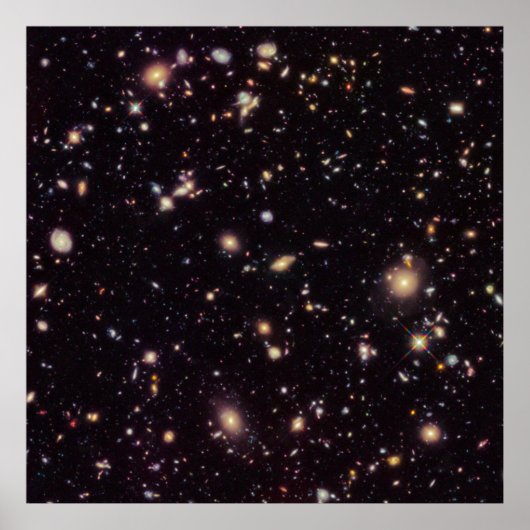 Hubble Ultra Deep Field (HUDF) 2012 [Print] Poster (Vorne)