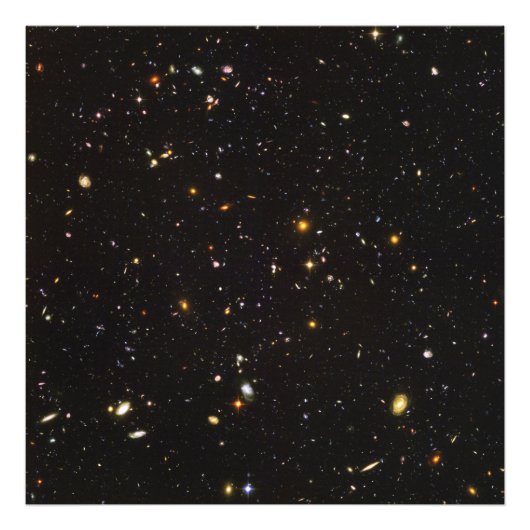 Hubble Ultra Deep Field View von 10.000 Galaxien Fotodruck (Vorne)