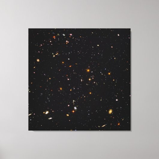Hubble Ultra Deep Field View von 10.000 Galaxien Leinwanddruck (Vorderseite)