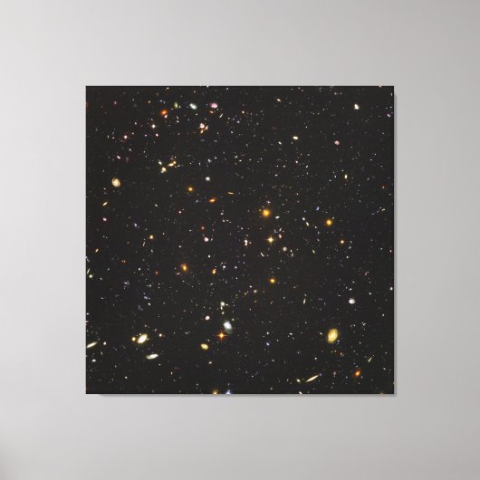 Hubble Ultra Deep Field View von 10.000 Galaxien Leinwanddruck (Vorderseite)