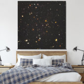 Hubble Ultra Deep Field View von 10.000 Galaxien Leinwanddruck (Insitu (Schlafzimmer))