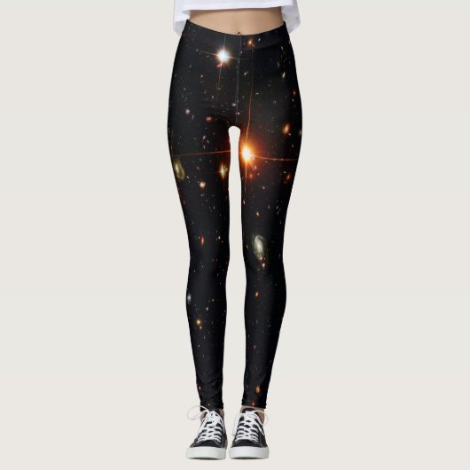 HUBBLE WELTRAUM ASTROPHOTO LEGGINGS (Vorderseite)