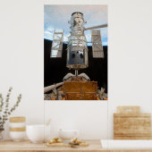 Hubble-Weltraumteleskop & Atlantis Poster (Küche)