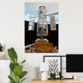 Hubble-Weltraumteleskop & Atlantis Poster (Heimbüro)