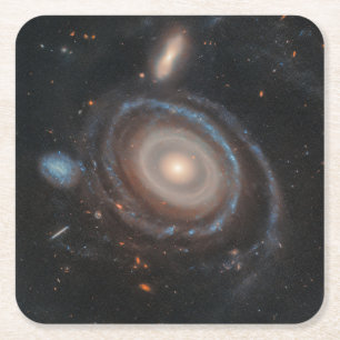 Hubble-Weltraumteleskop Bullseye-Galaxie Rechteckiger Pappuntersetzer