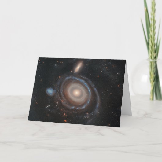 Hubble Weltraumteleskop Bullseye Galaxy Dankeskarte (Vorderseite)