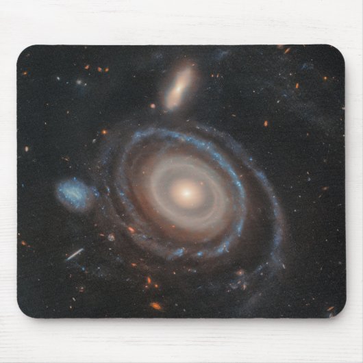 Hubble Weltraumteleskop Bullseye Galaxy Mousepad (Vorne)