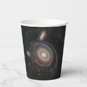 Hubble Weltraumteleskop Bullseye Galaxy Pappbecher (Rückseite)