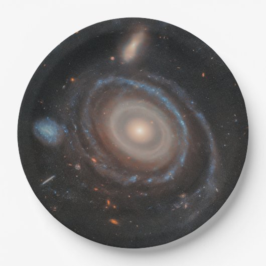 Hubble Weltraumteleskop Bullseye Galaxy Pappteller (Vorderseite)