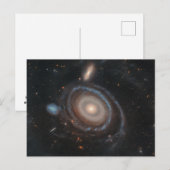 Hubble Weltraumteleskop Bullseye Galaxy Postkarte (Vorne/Hinten)