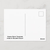 Hubble Weltraumteleskop Bullseye Galaxy Postkarte (Rückseite)