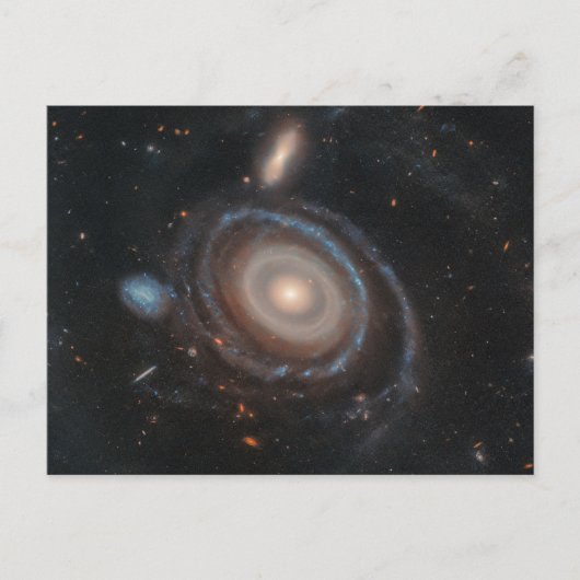Hubble Weltraumteleskop Bullseye Galaxy Postkarte (Vorderseite)