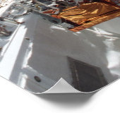 Hubble-Weltraumteleskop, erfasst von Kolumbien Poster (Ecke)