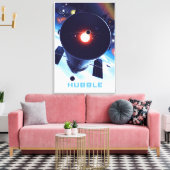 Hubble-Weltraumteleskop-Poster. Leinwanddruck (Insitu (Wohnzimmer))