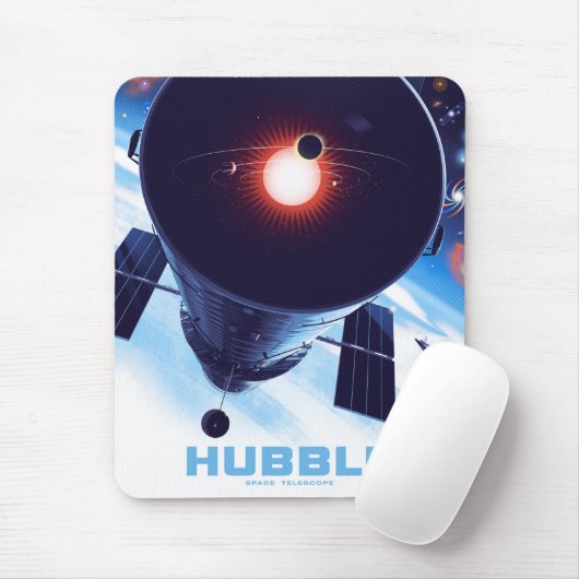 Hubble-Weltraumteleskop-Poster. Mousepad (Mit Mouse)