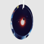 Hubble-Weltraumteleskop-Poster. Ornament (Vorderseite)