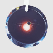 Hubble-Weltraumteleskop-Poster. Ornament (Rückseite)