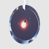 Hubble-Weltraumteleskop-Poster. Ornament (Vorderseite)