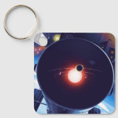 Hubble-Weltraumteleskop-Poster. Schlüsselanhänger (Vorderseite)