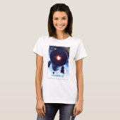 Hubble-Weltraumteleskop-Poster. T-Shirt (Vorne ganz)