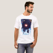 Hubble-Weltraumteleskop-Poster. T-Shirt (Vorne ganz)