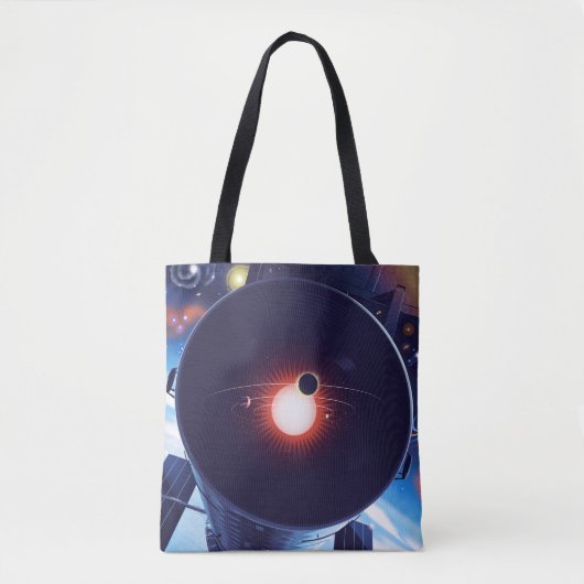 Hubble-Weltraumteleskop-Poster. Tasche (Vorderseite)