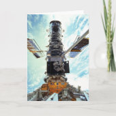 Hubble Weltraumteleskop und Astronauten Karte (Vorderseite)