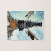 Hubble-Weltraumteleskop und Astronauten Puzzle (Horizontal)