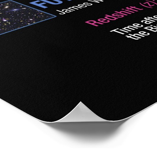 Hubble-Weltraumteleskop untersucht das frühe Unive Poster (Ecke)