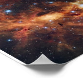 Hubbles festliche Aussicht auf eine Grand Star-For Poster (Ecke)