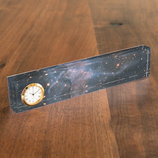 Hubbles "mystischer Gebirgs" - Weltraum Namensplakette (Seite)