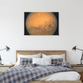 Hubbles Nahe Sicht der Mars Leinwanddruck (Insitu (Schlafzimmer))