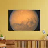 Hubbles Nahe Sicht der Mars Leinwanddruck (Insitu (Wohnzimmer))