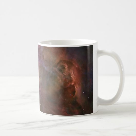 Hubbles schärfste Ansicht des Orions-Nebelflecks Kaffeetasse (Rechts)
