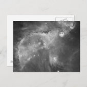 Hubbles Schwarz-Weiß-Ansicht des Universums Postkarte (Vorne/Hinten)