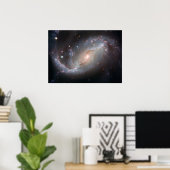 Hubbles Sicht auf die Barred Spiral Galaxy NGC 167 Poster (Heimbüro)