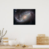 Hubbles Sicht auf die Barred Spiral Galaxy NGC 167 Poster (Küche)