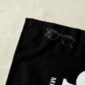 Hubby Black and White New Groom Beach Handtuch (Beispiel)