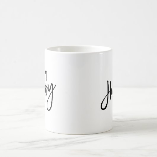 Hubby Brush Typografy Tasse (Mittel)