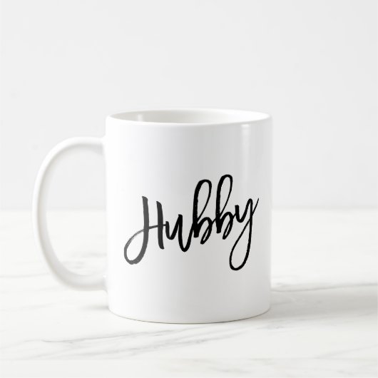 Hubby Brush Typografy Tasse (Links)