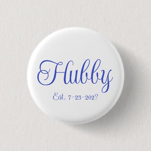 Hubby Button (Vorderseite)