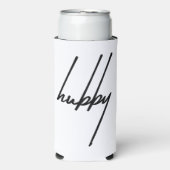 Hubby Can Cooler für Ehemann oder Boyfriend Selters Dosenkühler (Seltzer Vorderseite)