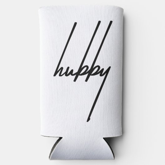Hubby Can Cooler für Ehemann oder Boyfriend Selters Dosenkühler (Vorderseite)