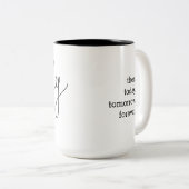 "Hubby" Couple-Tasse | Jahrestag | Hochzeit Zweifarbige Tasse (VorderseiteRechts)