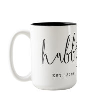 "Hubby" Couple-Tasse | Jahrestag | Hochzeit