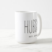 Hubby Custom Couple Tasse Hochzeit Tasse Jahrestag (VorderseiteRechts)
