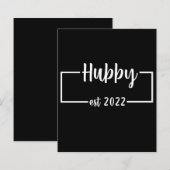 Hubby Est 2022 wird Hochzeitsfeier (Vorne/Hinten)