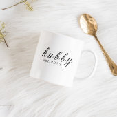 Hubby Est 2023 - Neuvermählte Trauzeugen Kaffeetasse