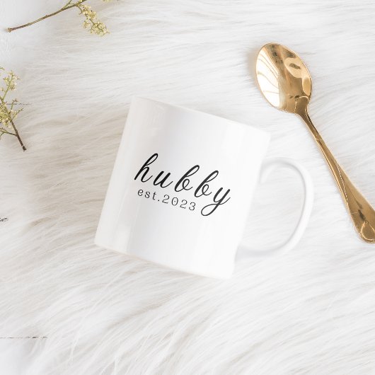 Hubby Est 2023 - Neuvermählte Trauzeugen Kaffeetasse